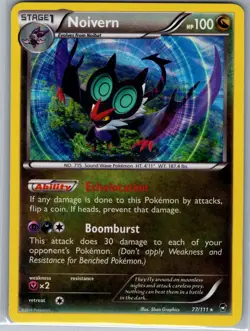 Noivern 77/111 Holo XY - Furious Fists - Pokemon Card - NM - Image 1