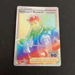 Professor’s Research 084/078 Rainbow Rare Pokemon Go - Pokemon TCG - Image 1