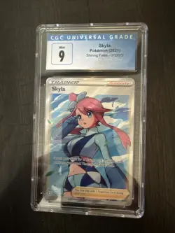 2021 Pokemon Shining Fates Skyla 072/072 Full Art CGC 9 Mint - Image 1