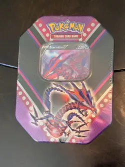 Pokemon Trading Card Game: Eternatus V Powers Tin 2021 820650807794 - Image 1