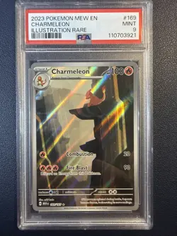 2023 Pokemon Charmeleon #169/165 Scarlet & Violet 151 Illustration Rare PSA 9 - Image 1