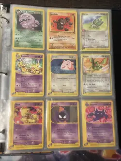 Pokemon Vintage And Modern Binder Collection Holos WOTC Ex Series See Pictures! - Image 1