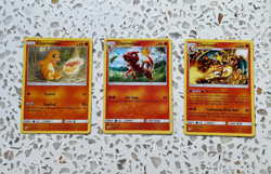 Pokemon TCG: Charizard 14/181 Charmeleon Charmander set (Team Up) - Image 1