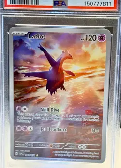 POKEMON LATIOS ILLUSTRATION RARE #203 (2024) SSP EN ***PSA MINT 9*** - Image 4