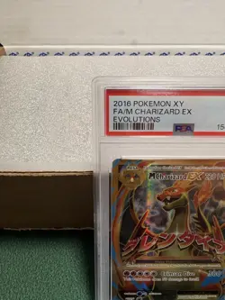 Pokemon TCG: 2016 XY Evolutions #101/108, Full Art/M Charizard EX PSA 7, NM. - Image 2