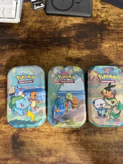 Pokemon 25th Anniversary mini tin EMPTY - Set of 3 - Image 1