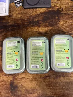 Pokemon 25th Anniversary mini tin EMPTY - Set of 3 - Image 3