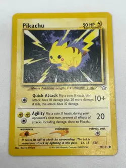 Pikachu 70/111 Neo Genesis Common 2000 Pokemon Unlimited Naoyo Kimura MP - Image 3