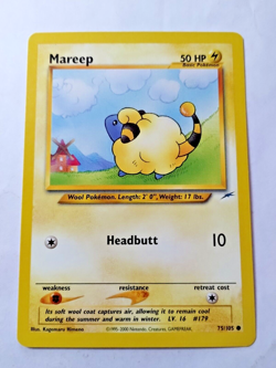 Pokemon TCG Mareep Neo Destiny 75 Regular Unlimited Common - Uncirculated - Image 1