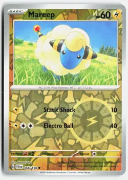 Mareep [SVI - 066/198] Common Reverse Holofoil NM SV01: Scarlet & Violet Base... - Image 1