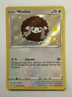 Pokemon Shining Fates Shiny Vault WOOLOO Baby Shiny #SV103/SV122 - Image 1