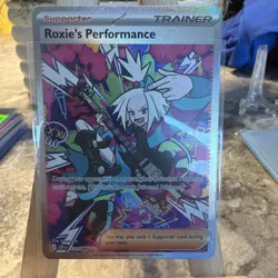 Pokemon Roxie's Performance 121/86 Special Illustration Rare SIR NM Pack Fresh - Image 1