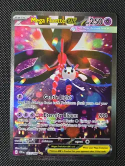 Pokemon TCG Mega Floette EX 117/86 Hyper Rare Chaos Rising Full Art NM+ - Image 1