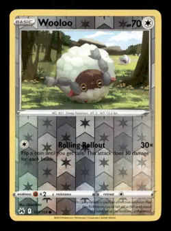 WOOLOO 121/159 REVERSE HOLO COMMON CROWN ZENITH NM/M - Image 1