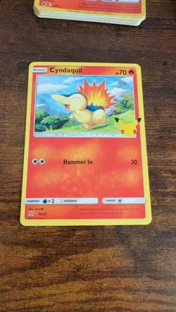 Cyndaquil 010/025 Promo McDonald's 25th Anniversary Promos Pokemon Near Mint - Image 1