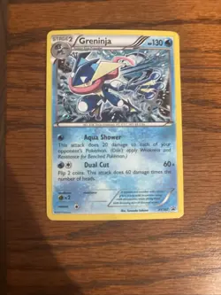 2016 Pokemon, XY Promos, #XY162 Greninja, Holo Black Star Promo - Image 1
