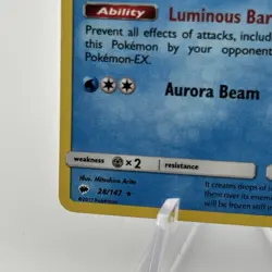 Alolan Ninetales 28/147 Pokemon Burning Shadows Cracked Ice holo - Image 5