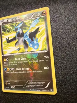 Black Kyurem 100/149 Cracked Ice BW Boundaries Crossed Pokemon Holo Foil Nice! - Image 2