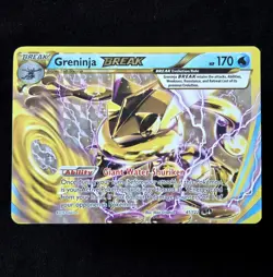 2016 Pokemon TCG BREAKpoint Greninja Break Holo Rare #41/122 Excellent - Image 1