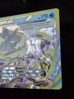 2016 Pokemon TCG BREAKpoint Greninja Break Holo Rare #41/122 Excellent - Image 2