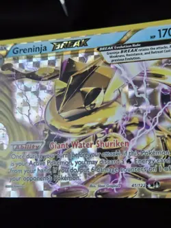 2016 Pokemon TCG BREAKpoint Greninja Break Holo Rare #41/122 Excellent - Image 4