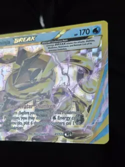 2016 Pokemon TCG BREAKpoint Greninja Break Holo Rare #41/122 Excellent - Image 5