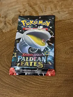 Pokemon Paldean Fates Booster pack as pictured (26010) - Image 1