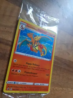 Pokemon Special Delivery Charizard SWSH075 2022 SEALED - Image 2