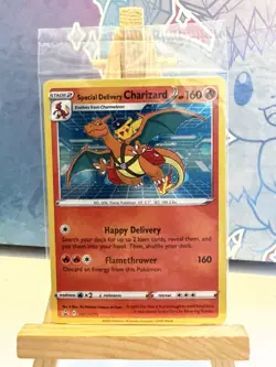 Pokemon Special Delivery Charizard SWSH075 2022 Promo *SEALED* - Image 1