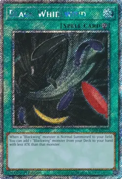 Yugioh - Black Whirlwind (Platinum Secret Rare) (1st Edition) - RA03-EN219 (P) - Image 1