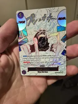 One Piece Card Game Gear Two Luffy Alternate Art OP11-080 A Fist Of Divine Speed - Image 3