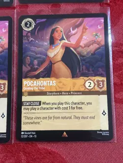 4x Lorcana Attack of the Vine! - Pocahontas - Guiding the Tribe - 12/204 Rare x4 - Image 5
