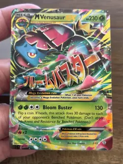 Pokemon TCG M Venusaur EX 2/83 Generations Ultra Rare Mid Era Holo Rare Mega - Image 1