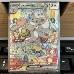 Pokemon TCG Cinccino ex 119/086 Special Illustration Rare Chaos Rising ME04 NM - Image 2