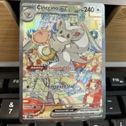 Pokemon TCG Cinccino ex 119/086 Special Illustration Rare Chaos Rising ME04 NM - Image 3
