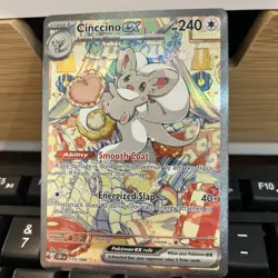 Pokemon TCG Cinccino ex 119/086 Special Illustration Rare Chaos Rising ME04 NM - Image 4