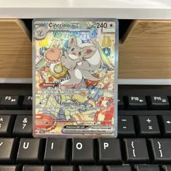 Pokemon TCG Cinccino ex 119/086 Special Illustration Rare Chaos Rising ME04 NM - Image 5