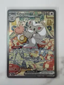 Pokemon TCG Cinccino ex 119/086 SIR Special Illustration Rare Near Mint - Image 1