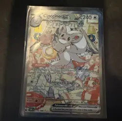Pokemon TCG Cinccino Ex 119/086 Special Illustration Rare SIR NM - Image 1