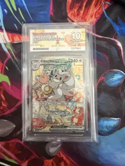 Pokemon TCG Cinccino ex 119/086 Special Illustration Rare ACE Graded - Image 1