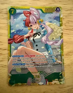 Bandai One Piece Card Game Uta EB03-061 SEC Foil - Image 1