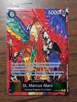 One Piece St. Marcus Mars - Alt Art OP13-091 Carrying On His Will - English Card - Image 1