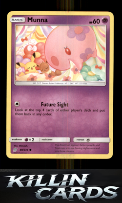 Munna 88/236 Pokemon Common SM - Unified Minds Card NM - Image 1