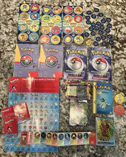 Pokemon lot collection Coins Cards List Advanced Rulebook Version 1 95 96 97 98 - Image 1