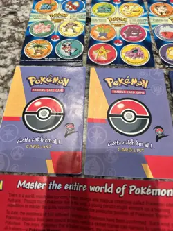 Pokemon lot collection Coins Cards List Advanced Rulebook Version 1 95 96 97 98 - Image 3