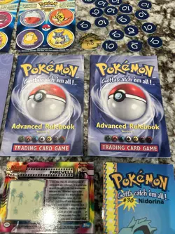 Pokemon lot collection Coins Cards List Advanced Rulebook Version 1 95 96 97 98 - Image 4