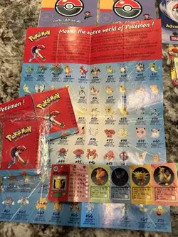 Pokemon lot collection Coins Cards List Advanced Rulebook Version 1 95 96 97 98 - Image 5
