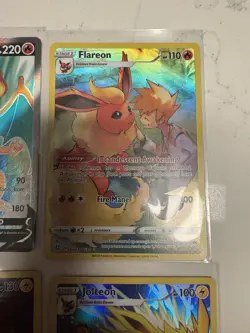 Pokemon TCG 9-Card Holo/Full Art Lot - Roaring Moon ex, Charizard V + - Image 5