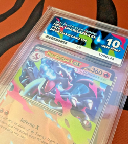 Mega Charizard X ex - MEP 029 - Black Star Promo Card - Graded - ACE 10 - Image 1