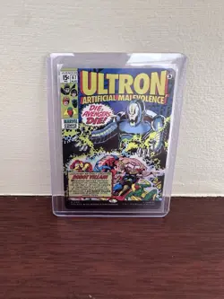 MTG Marvel Super Heroes Ultron Artificial Malevolence #0401 Borderless Foil NM - Image 1